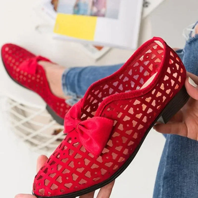 Women's Wedges Sandals Women's European and American Large Bow Tie Single Shoes Hollow out Women's Sandals zapatillas de deporte
Women's Wedges Sandals Women's European and American Large Bow Tie Single Shoes Hollow out Women's Sandals zapatillas de deporte