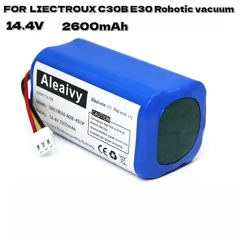 Литиевая батарея 14,4 В, 2600 мАч, 4S1P – Aleaivy для робота-пылесоса LIECTROUX C30B E30, аксессуар с длительным сроком службы
Литиевая батарея 14,4 В, 2600 мАч, 4S1P – Aleaivy для робота-пылесоса LIECTROUX C30B E30, аксессуар с длительным сроком службы