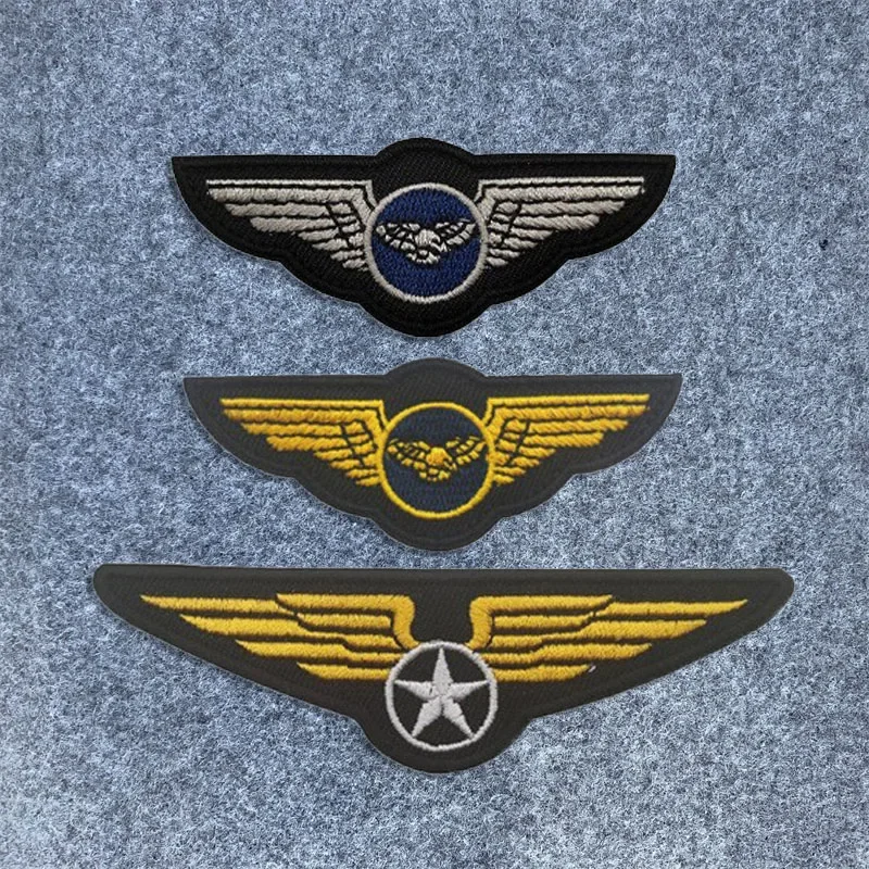 Pilot Aviation Chest Badge Embroidered Patch Hook and Loop Armband Military Tactical Morale Badge Clothing Backpack Patches
Pilot Aviation Chest Badge Embroidered Patch Hook and Loop Armband Military Tactical Morale Badge Clothing Backpack Patches