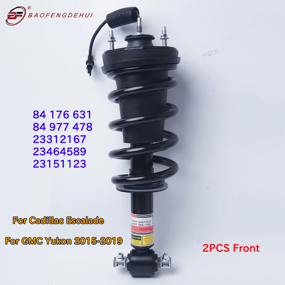 NEW 2PCS Front MagneRid Suspension Electric Shock Absorbers For Cadillac Escalade For GMC Yukon 2015-2019 8417663184061228
NEW 2PCS Front MagneRid Suspension Electric Shock Absorbers For Cadillac Escalade For GMC Yukon 2015-2019 8417663184061228