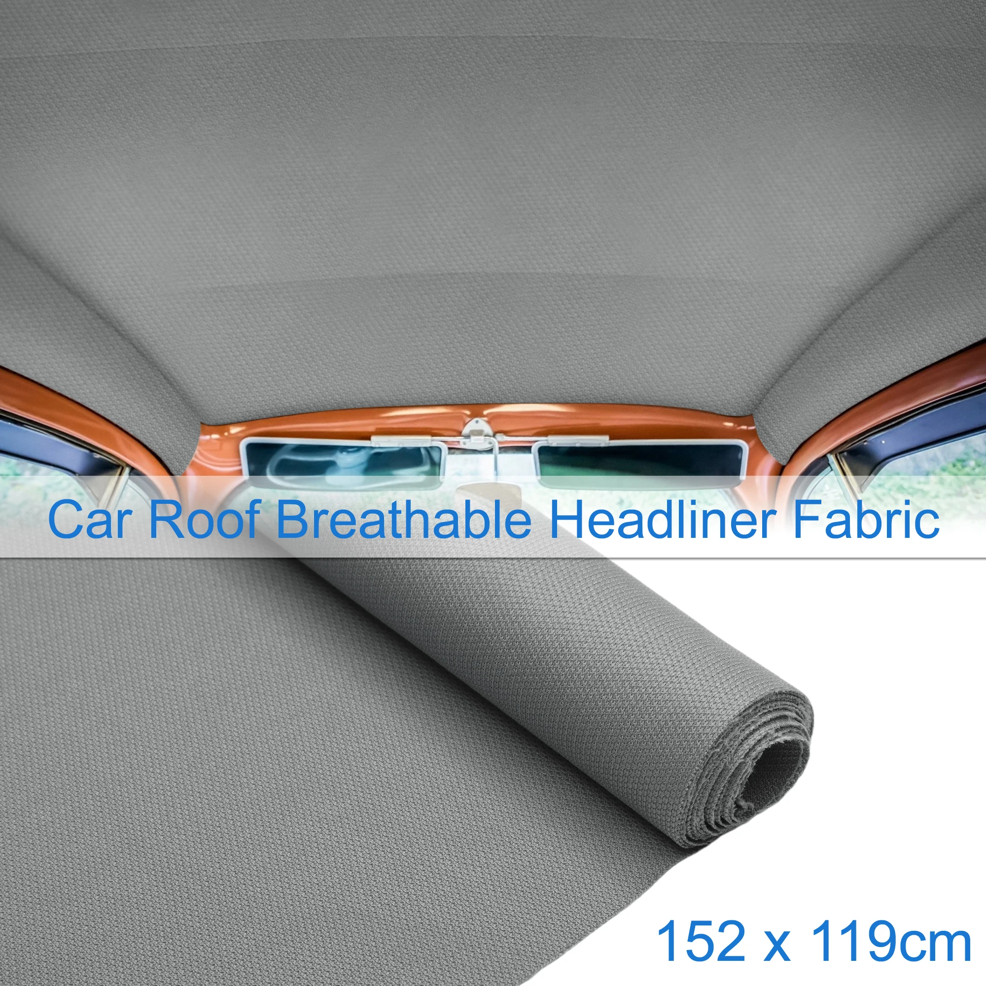 UXCELL Breathable Mesh Headliner Fabric 243x121cm 215x121cm 91x121cm Interior Trim DIY Roof Repair Replacement for Car Dark Gray
UXCELL Breathable Mesh Headliner Fabric 243x121cm 215x121cm 91x121cm Interior Trim DIY Roof Repair Replacement for Car Dark Gray