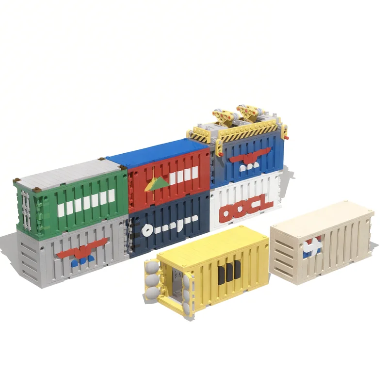 2546pcs MOC Shipping Container Ft Studs Long X City Train Model Building Blocks Construction Toy Christmas Gifts DIY Creative
2546pcs MOC Shipping Container Ft Studs Long X City Train Model Building Blocks Construction Toy Christmas Gifts DIY Creative