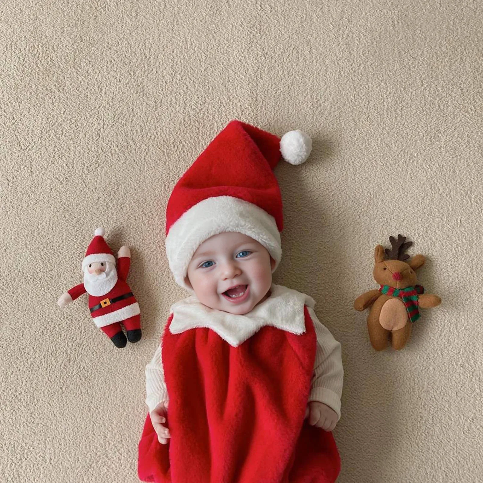 Newborn Baby Christmas Bodysuit Infant Cute Solid Color With Santa Hat Outfit Toddler 6m Boys Clothes
Newborn Baby Christmas Bodysuit Infant Cute Solid Color With Santa Hat Outfit Toddler 6m Boys Clothes