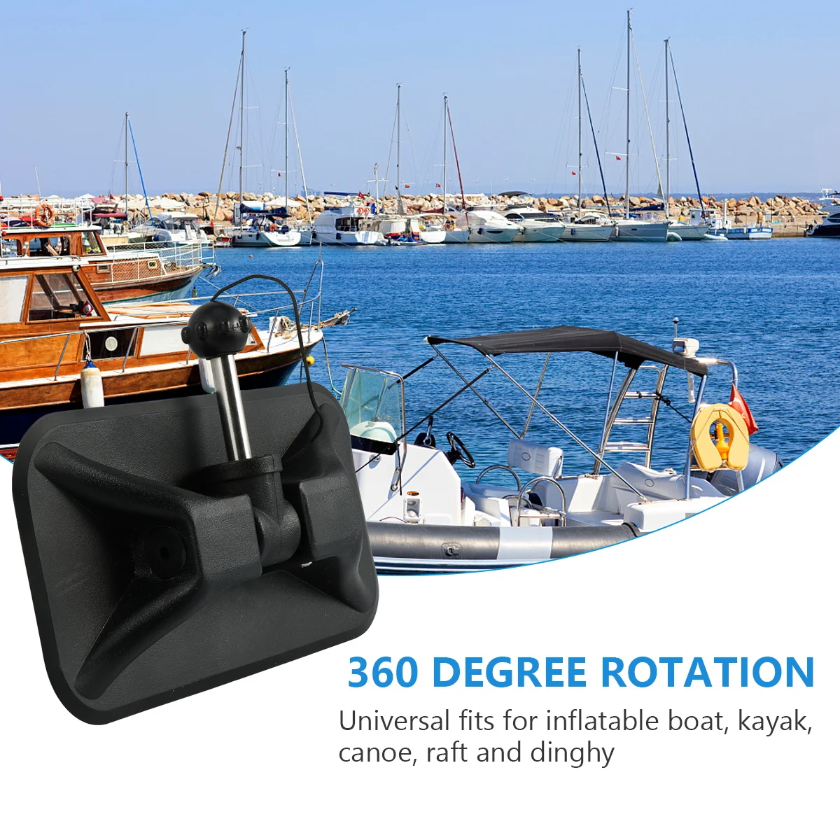 1Pc Durable Plastic Paddle Bracket Paddle Fixed Frame Rotational Holder Kayaking Accessories for Inflatable Boat Canoe
1Pc Durable Plastic Paddle Bracket Paddle Fixed Frame Rotational Holder Kayaking Accessories for Inflatable Boat Canoe