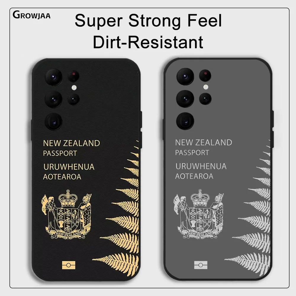 New Zealand Passport Pattern Phone Case For Samsung Galaxy S24 Ultra S22 S23 Ultra S21 S20 5G Protective Silicone TPU Funda 
New Zealand Passport Pattern Phone Case For Samsung Galaxy S24 Ultra S22 S23 Ultra S21 S20 5G Protective Silicone TPU Funda
