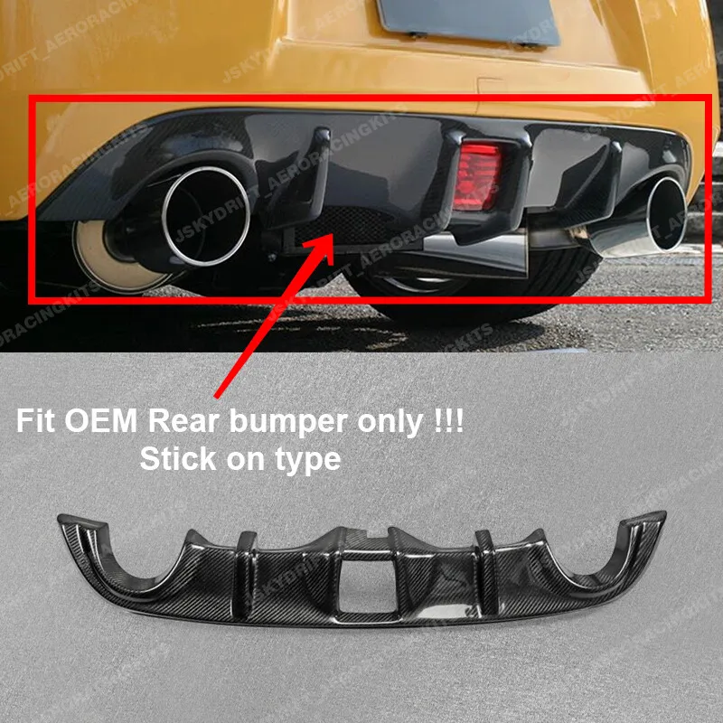 Для Nissan 370Z Z34 диффузор заднего бампера под разделитель губ крышка из углеродного волокна
Для Nissan 370Z Z34 диффузор заднего бампера под разделитель губ крышка из углеродного волокна