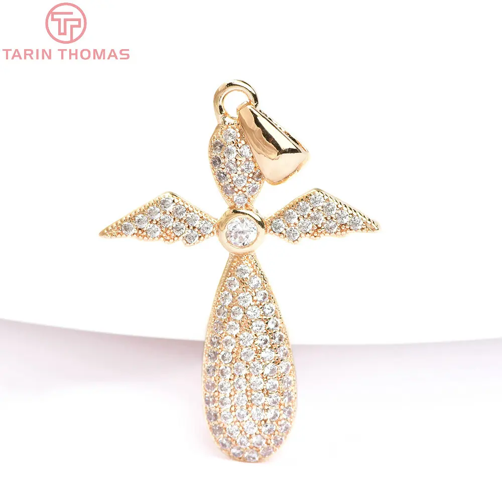 (6245) 1Piece 22x26MM 24K Gold Color Brass with Zircon Cross Charms Pendants High Quality DIY Jewelry Making Findings Wholesale
(6245) 1Piece 22x26MM 24K Gold Color Brass with Zircon Cross Charms Pendants High Quality DIY Jewelry Making Findings Wholesale