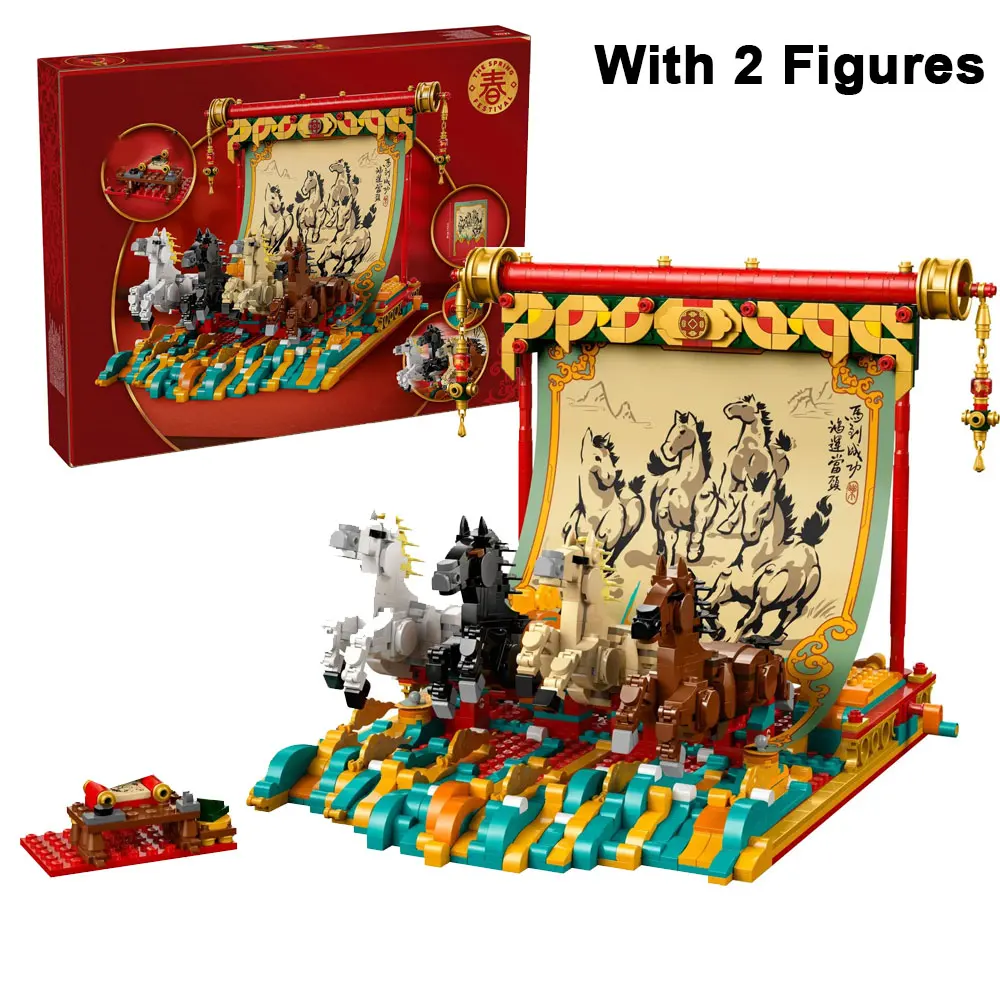 1650PCS Creative Galloping Horse Canvas Building Blocks Traditional Festivals Assemble Bricks Toy Gift For Children Adult
1650PCS Creative Galloping Horse Canvas Building Blocks Traditional Festivals Assemble Bricks Toy Gift For Children Adult