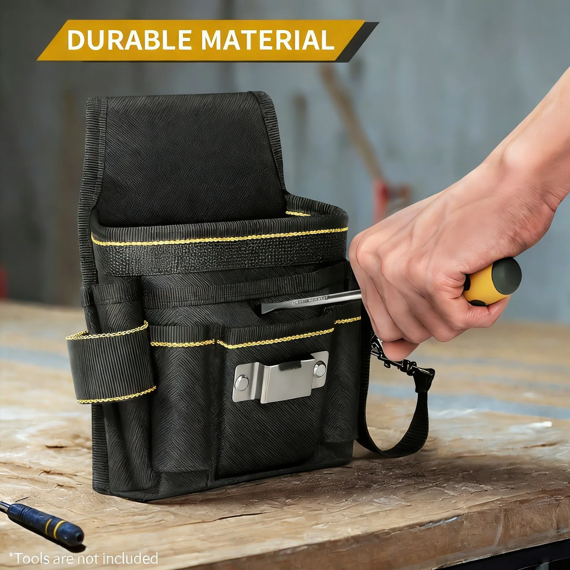 Electrician Tool Waist Bag - Durable Portable Multifunctional Made of Textile Materials No Assembly Required Quick Tool Hanging
Electrician Tool Waist Bag - Durable Portable Multifunctional Made of Textile Materials No Assembly Required Quick Tool Hanging