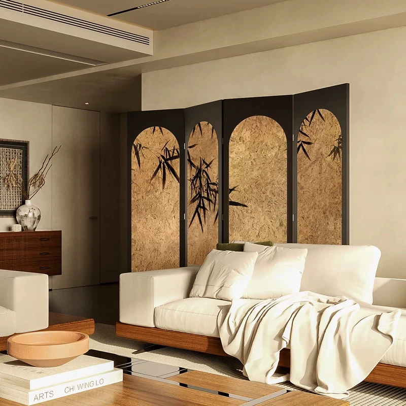 Song Dynasty aesthetics living room sofa background decoration tea room B & B new Chinese bamboo leaf foldable mobile screen
Song Dynasty aesthetics living room sofa background decoration tea room B & B new Chinese bamboo leaf foldable mobile screen