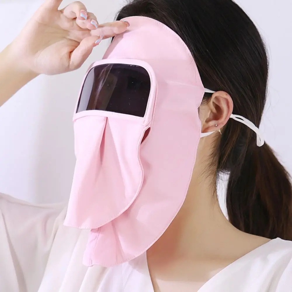 Thin Sunscreen Face Scarf Ice Silk Mask Summer Face Mask Face Cover UV Protection Solid Color Face Gini Mask Hiking
Thin Sunscreen Face Scarf Ice Silk Mask Summer Face Mask Face Cover UV Protection Solid Color Face Gini Mask Hiking