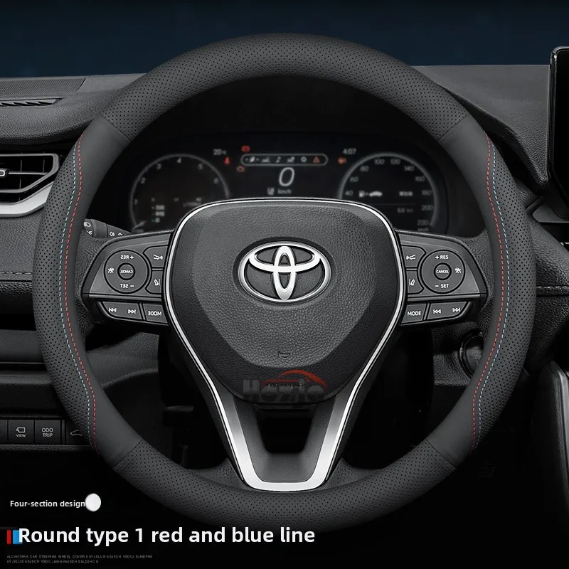 Leather Car Steering Wheel Cover for Toyota CHR Camry Corolla Yaris Cross Rav4 Sienna Crown Car Interior Modification Accessorie
Leather Car Steering Wheel Cover for Toyota CHR Camry Corolla Yaris Cross Rav4 Sienna Crown Car Interior Modification Accessorie