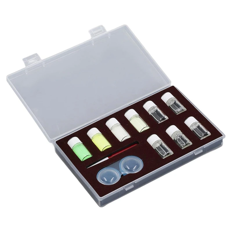 ABTO-Clock Luminous Fluorescent Powder, Easy Mixing Luminous Powder Kit For Watchmakers For Clock Hands
ABTO-Clock Luminous Fluorescent Powder, Easy Mixing Luminous Powder Kit For Watchmakers For Clock Hands