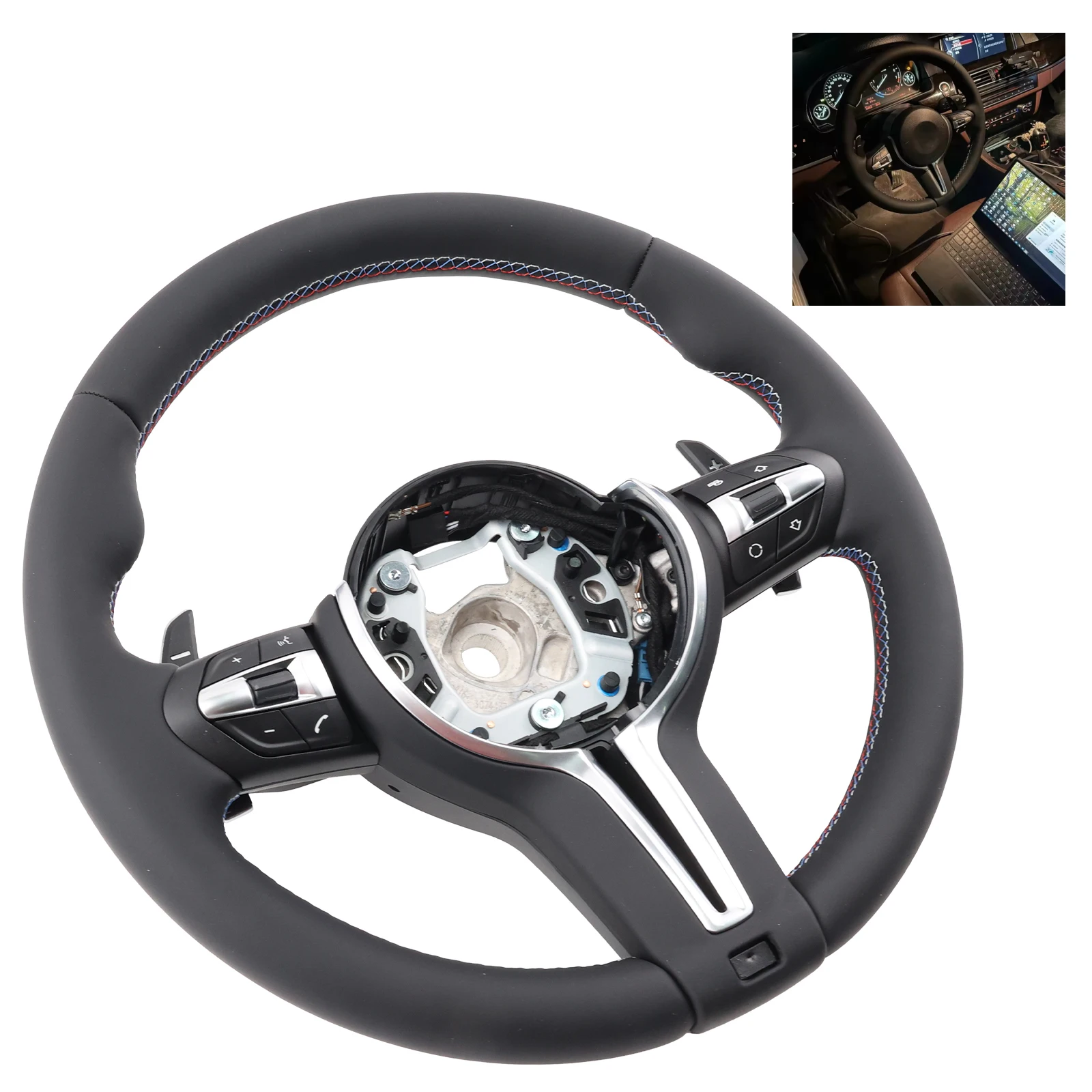 Steering Wheel Upgrade Multifunctional Sport-Style Nappa Leather for BMW E70 E71 E84 E87 E90 Performance Car Accessories
Steering Wheel Upgrade Multifunctional Sport-Style Nappa Leather for BMW E70 E71 E84 E87 E90 Performance Car Accessories