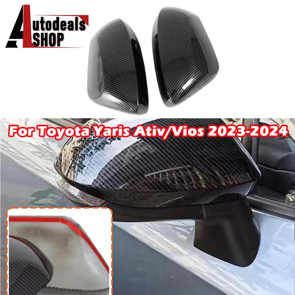 Left Right Side Door Wing Mirror Cover Rearview Mirror Caps Case Trim for Toyota Yaris Ativ/Vios 2023-2024 ABS Carbon Fiber
Left Right Side Door Wing Mirror Cover Rearview Mirror Caps Case Trim for Toyota Yaris Ativ/Vios 2023-2024 ABS Carbon Fiber