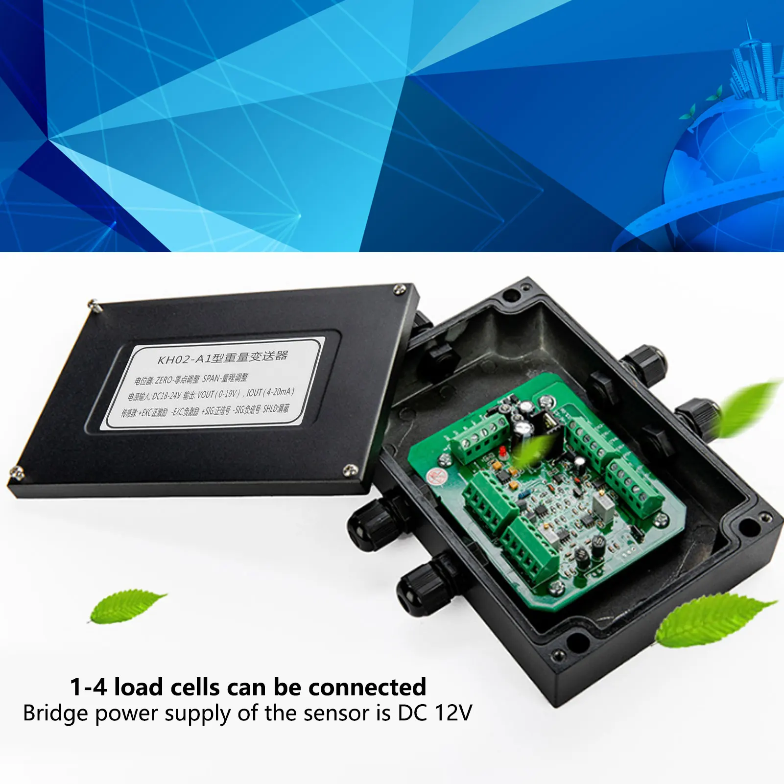 Weighing Transmitter Sensor Industrial Supplies 4‑20mA Voltage Signal Output 0‑10V
Weighing Transmitter Sensor Industrial Supplies 4‑20mA Voltage Signal Output 0‑10V