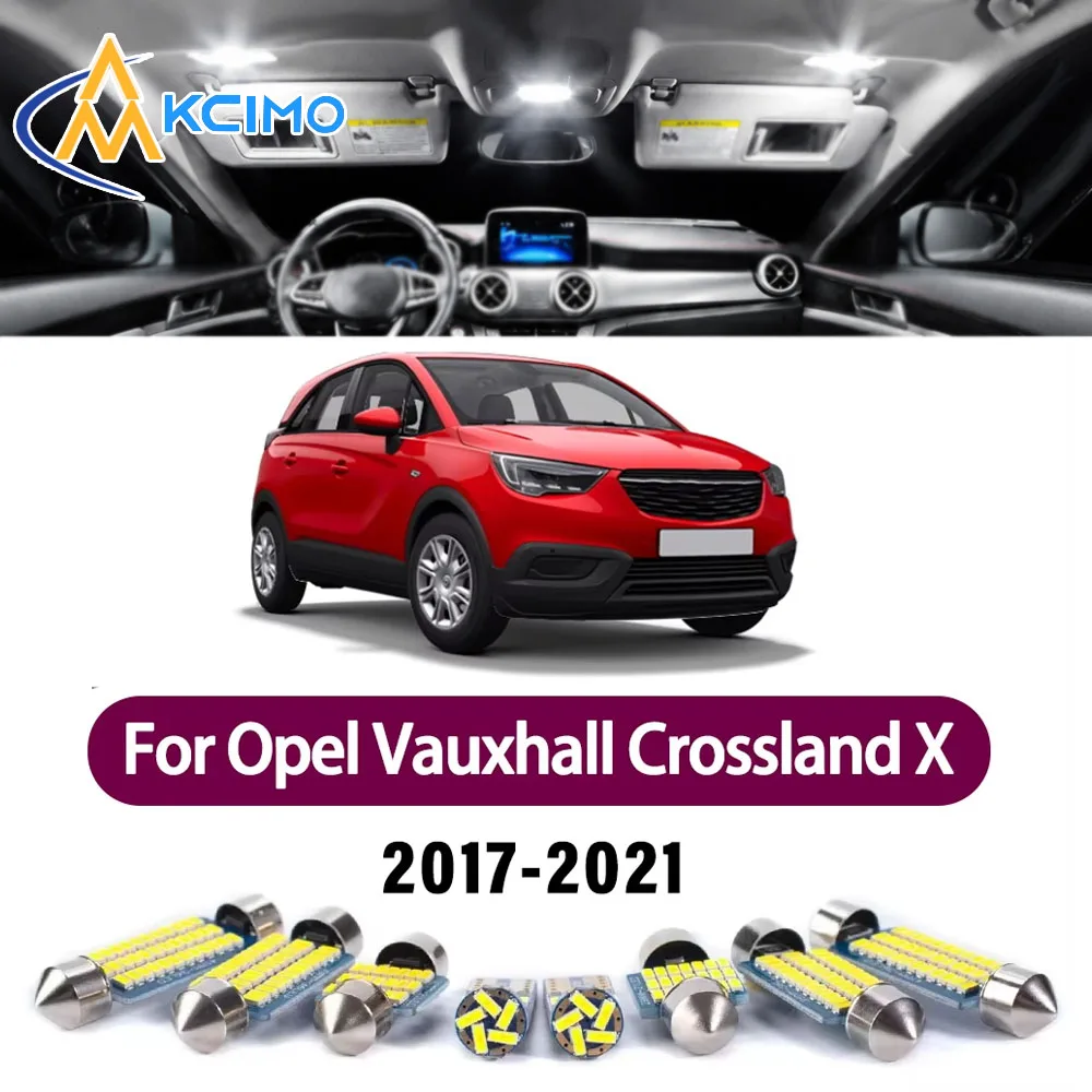 Energy Saving & Safer LED Interior Light Kit For Opel Vauxhall Crossland X 2017-2021Dome Map Lamp White Blue Car Accessories
Energy Saving & Safer LED Interior Light Kit For Opel Vauxhall Crossland X 2017-2021Dome Map Lamp White Blue Car Accessories