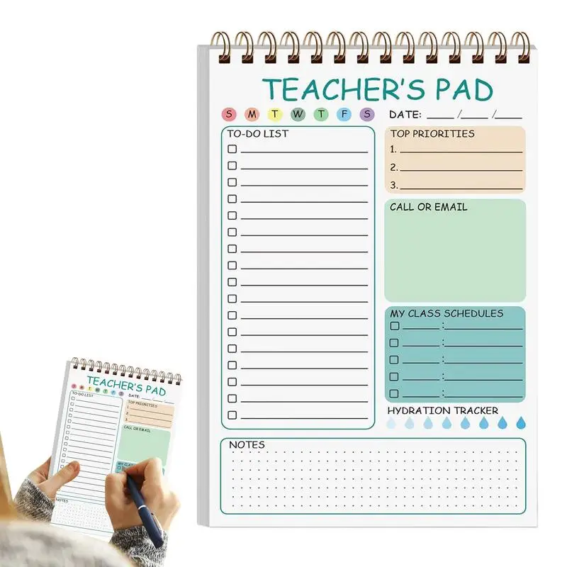 Notepads For Teachers Teacher Checklist Notebook 50 Sheets 5.8 X 8.3inch Cute Memo Writing Organizer Twin Coil Binding Daily
Notepads For Teachers Teacher Checklist Notebook 50 Sheets 5.8 X 8.3inch Cute Memo Writing Organizer Twin Coil Binding Daily