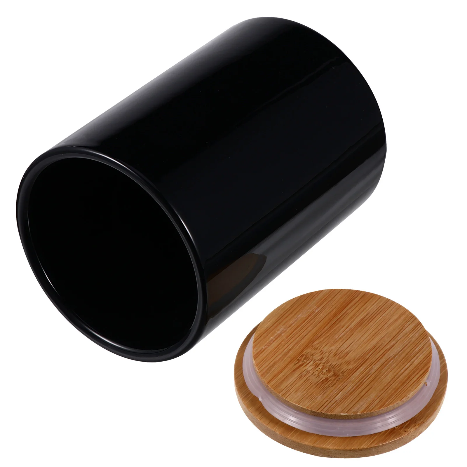 900ml Creative Ceramic Sealing Can Storage Container Bamboo Lid Dry Food Organizer for Kitchen Home Ceramic Sealing Can
900ml Creative Ceramic Sealing Can Storage Container Bamboo Lid Dry Food Organizer for Kitchen Home Ceramic Sealing Can