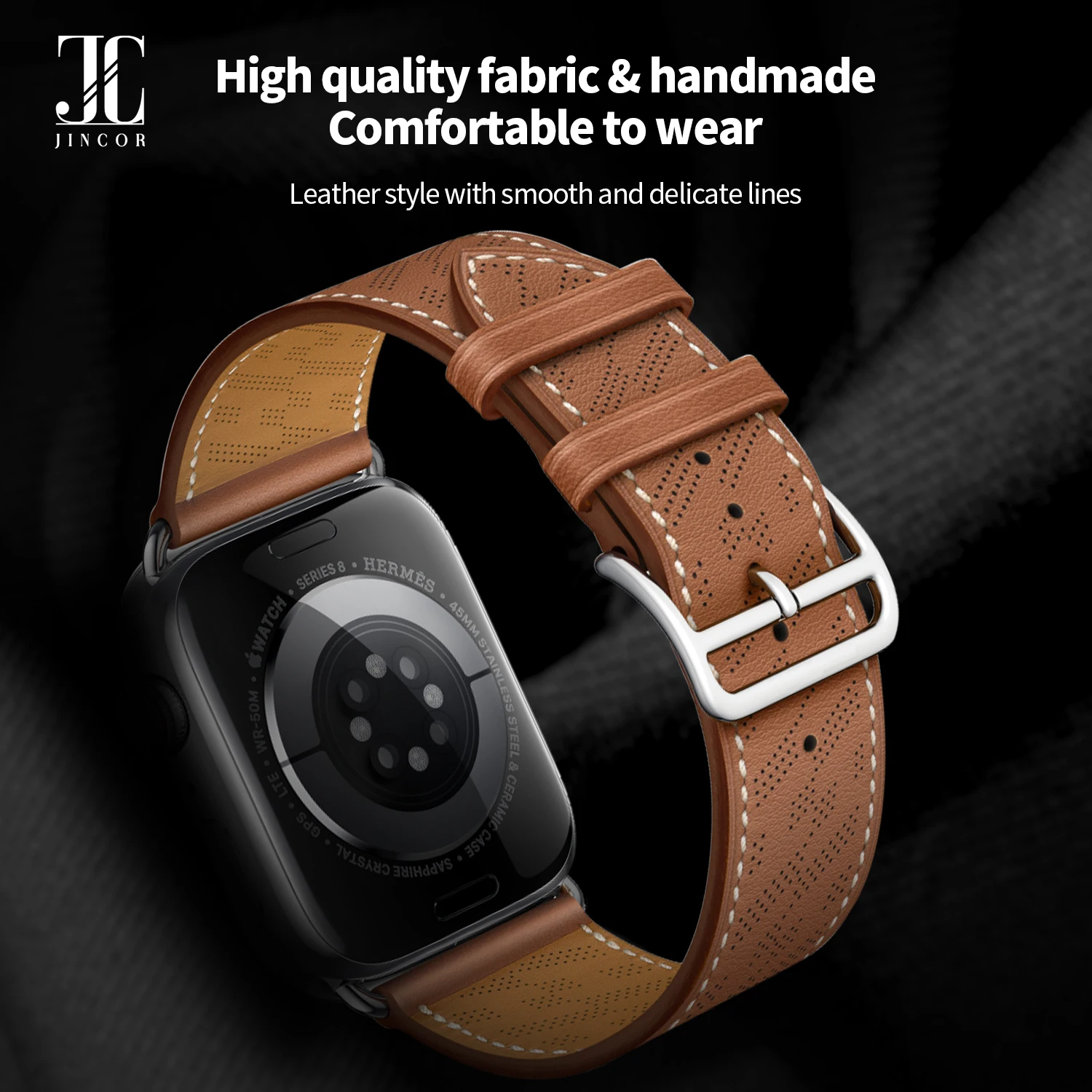 Ремешок JINCOR Apple Watch подходит для ультра 2, 49 мм, кожаный ремешок 49 мм, 46 мм, 41 мм, браслет Iwatch Series 10 9 8 6 SE Band 2024 Новый
Ремешок JINCOR Apple Watch подходит для ультра 2, 49 мм, кожаный ремешок 49 мм, 46 мм, 41 мм, браслет Iwatch Series 10 9 8 6 SE Band 2024 Новый