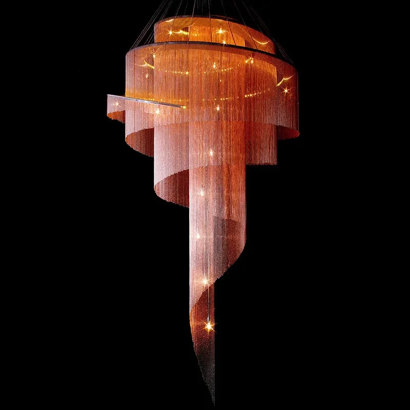 Modern Spiral Led Chandeliers Lighting Living Dining Room Pendant Lights Home Decor Lamparas Villa Stair Hanging Lamp Luminaria
Modern Spiral Led Chandeliers Lighting Living Dining Room Pendant Lights Home Decor Lamparas Villa Stair Hanging Lamp Luminaria