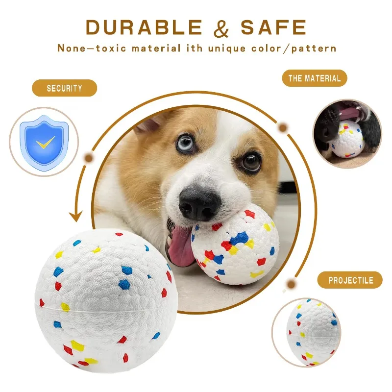 Dog Bite Resistant Ball Toy High Elastic Rebounding Pet Balls Anxiety Relief with Unique 3D Protrusions Chewing Pet Accessories
Dog Bite Resistant Ball Toy High Elastic Rebounding Pet Balls Anxiety Relief with Unique 3D Protrusions Chewing Pet Accessories