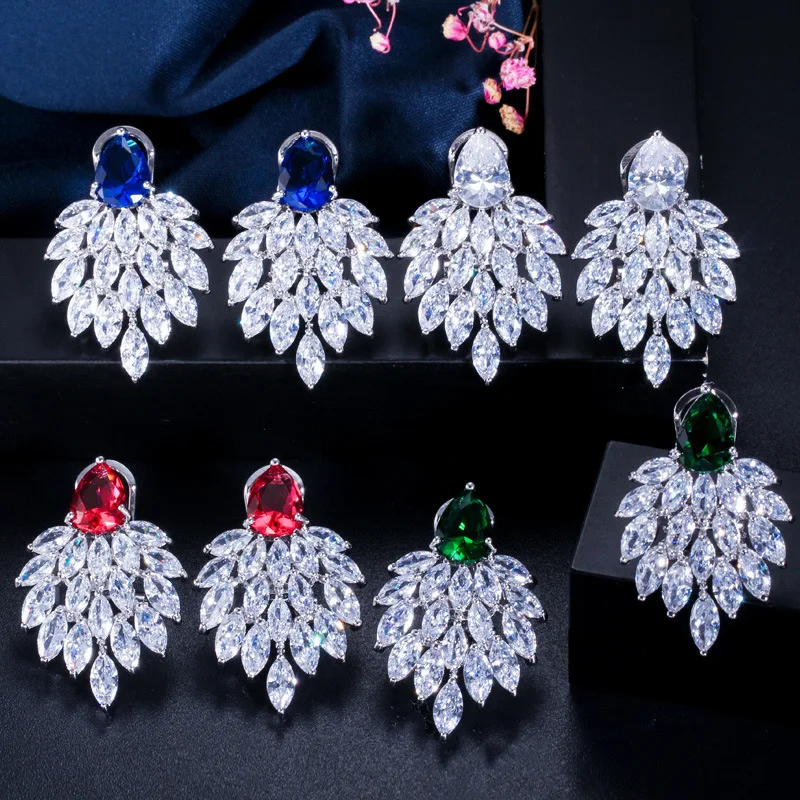 Korean Version of Classy Elegant and Classy, Bright Evening Wedding Aaa Zircon Earrings, Earrings, Valentine's Day, Mother's Day, Parties, Opening Ceremonies, Graduation Ceremonies, Birthday Gifts
Korean Version of Classy Elegant and Classy, Bright Evening Wedding Aaa Zircon Earrings, Earrings, Valentine's Day, Mother's Day, Parties, Opening Ceremonies, Graduation Ceremonies, Birthday Gifts