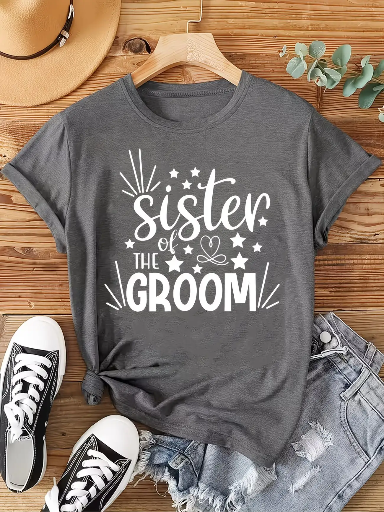 Plus size women's short sleeve T-shirt Sister Of The Groom Everyday comfortable and versatile style summer outfits women's
Plus size women's short sleeve T-shirt Sister Of The Groom Everyday comfortable and versatile style summer outfits women's