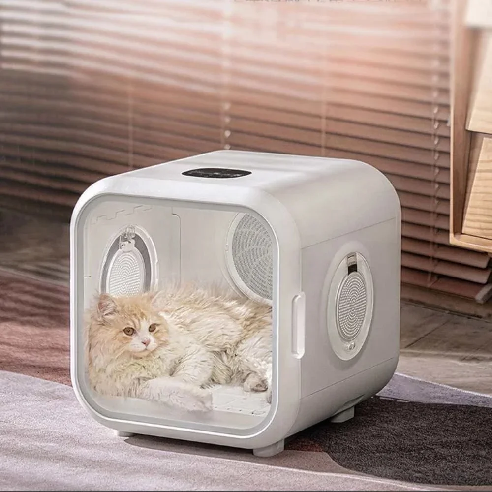 Pet Drying Box 220V Automatic Hair Dryer Cat Hair Blowing Machine 50L Large Capacity Smart Dog Hair Dryer Pet Manufacture
Pet Drying Box 220V Automatic Hair Dryer Cat Hair Blowing Machine 50L Large Capacity Smart Dog Hair Dryer Pet Manufacture