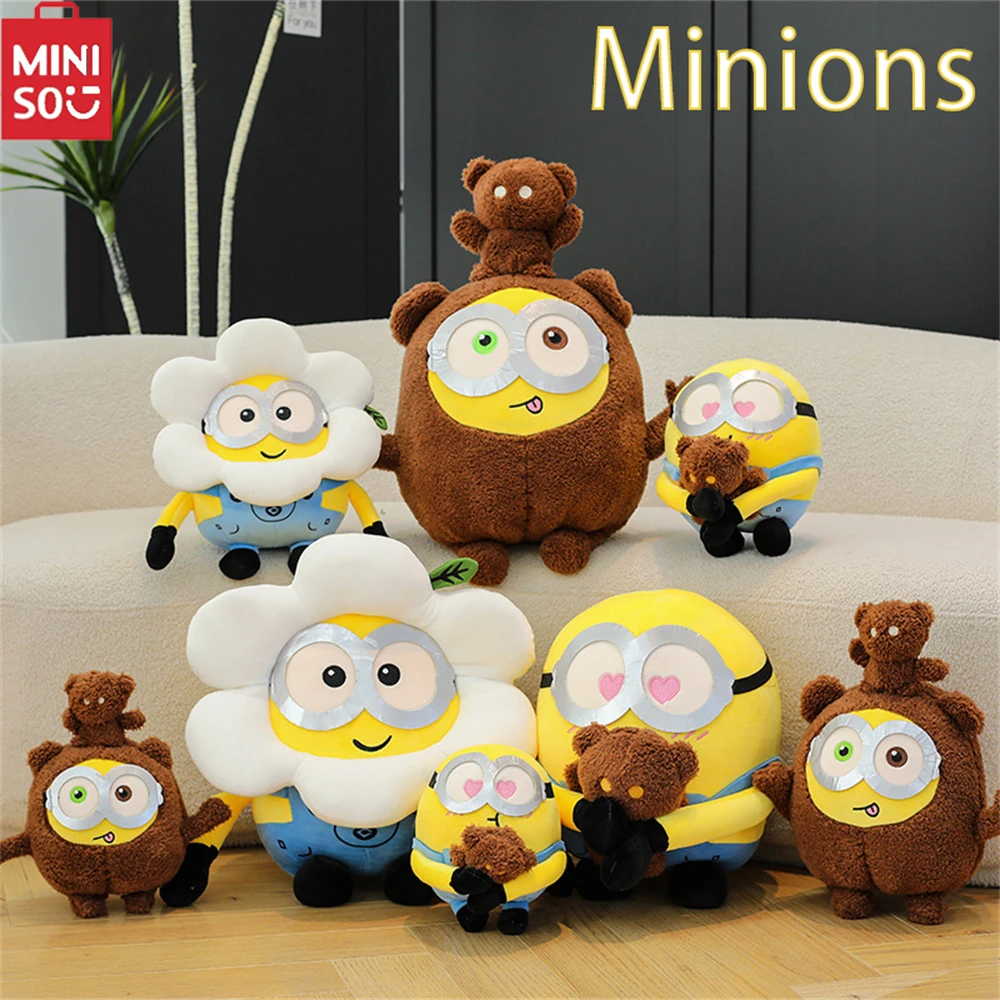 MINISO Боб + Тайм Миньон Серия Милая и трансформированная плюшевая кукла Миньон Мультфильм Аниме Диван Украшение Спальни Плюшевая Коллекционная Кукла
MINISO Боб + Тайм Миньон Серия Милая и трансформированная плюшевая кукла Миньон Мультфильм Аниме Диван Украшение Спальни Плюшевая Коллекционная Кукла