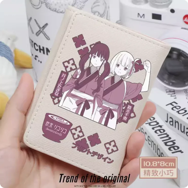 Модные кошельки Lycoris Recoil nishikipad Chisato Inoue Takina из искусственной кожи, кошелек для карт, монет, застежка, сумка для денег, подарок для косплея B228
Модные кошельки Lycoris Recoil nishikipad Chisato Inoue Takina из искусственной кожи, кошелек для карт, монет, застежка, сумка для денег, подарок для косплея B228