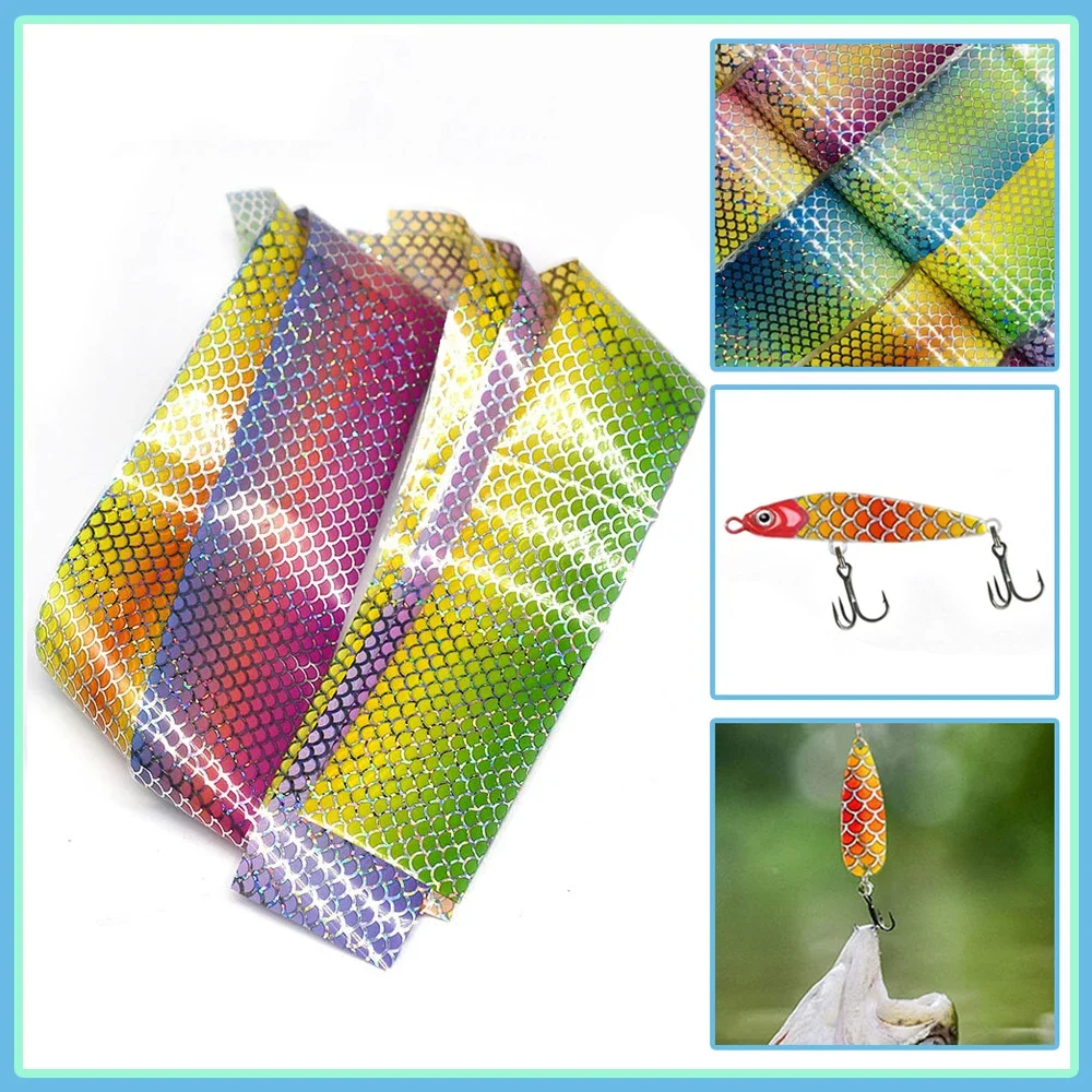 10pcs Fish Scale Lure Colors Stickers Fishing Hard Bait DIY Decoration Sticker Without Glue Fishing Laser Paper Film Accessories
10pcs Fish Scale Lure Colors Stickers Fishing Hard Bait DIY Decoration Sticker Without Glue Fishing Laser Paper Film Accessories