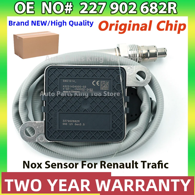 227902682R A3C01434000-02 SNS1014 Original NEW Nitrogen Oxide NOx Sensor For Renault Trafic X82 1.6 DCI
227902682R A3C01434000-02 SNS1014 Original NEW Nitrogen Oxide NOx Sensor For Renault Trafic X82 1.6 DCI