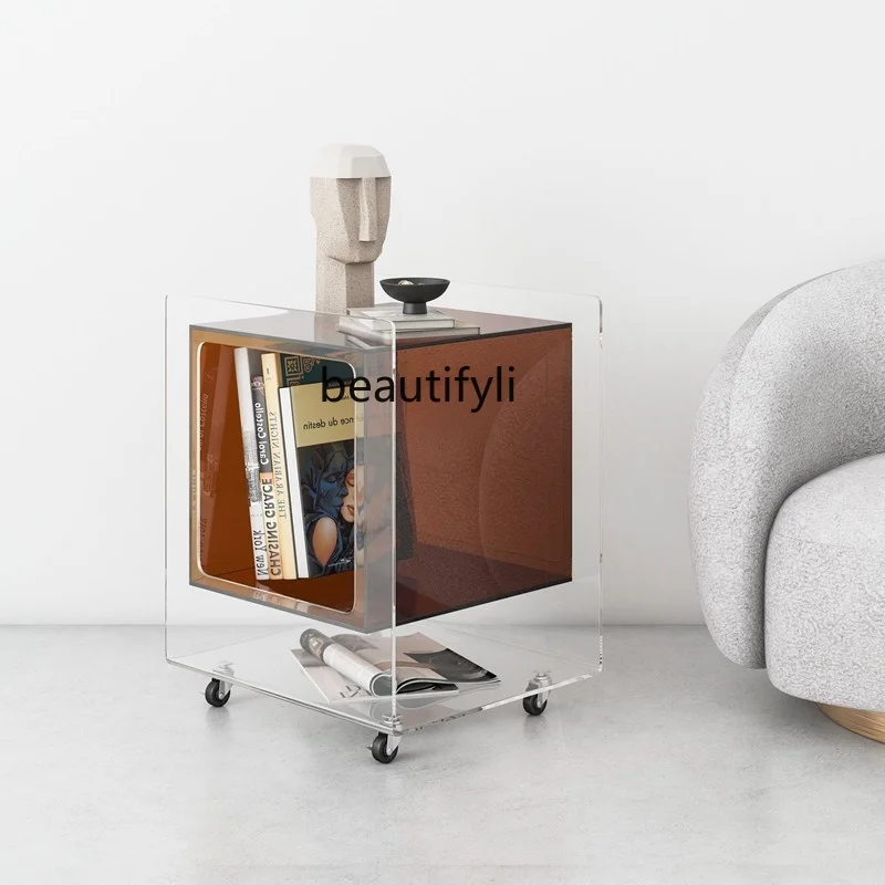 yj Acrylic Bedside Table Side Table Coffee Table Nordic Light Luxury Sofa Side Cabinet Multi-Function Locker
yj Acrylic Bedside Table Side Table Coffee Table Nordic Light Luxury Sofa Side Cabinet Multi-Function Locker