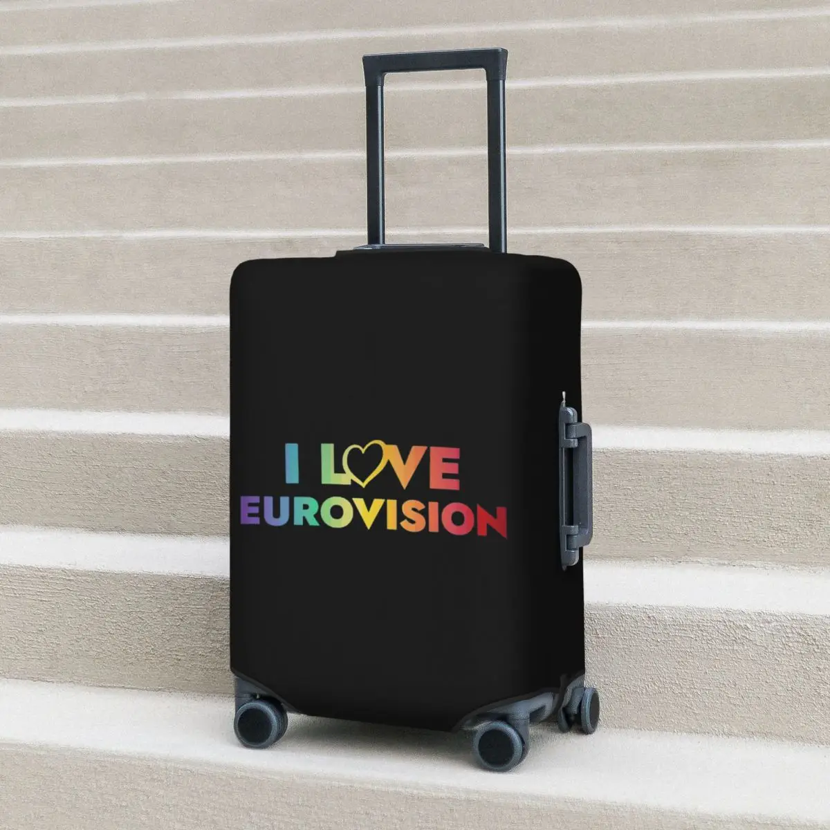 I Love Eurovision Suitcase Cover Protection Elastic Trip Luggage Protector Covers for 18-32 Inch
I Love Eurovision Suitcase Cover Protection Elastic Trip Luggage Protector Covers for 18-32 Inch