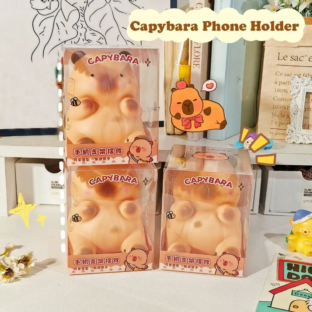 Creative Capybara Phone Holder Mini Multifunctional Phone Support Portable Phone Stand for Phone Tablet
Creative Capybara Phone Holder Mini Multifunctional Phone Support Portable Phone Stand for Phone Tablet