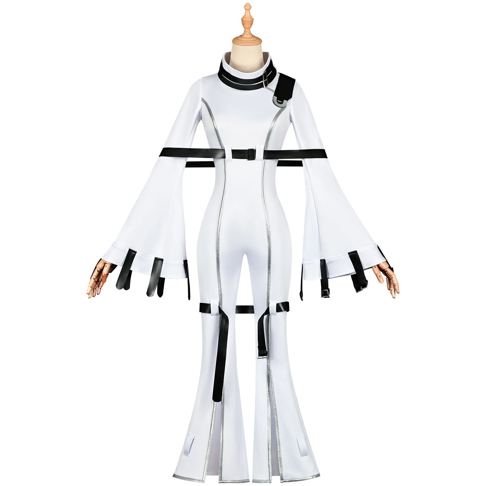 Anime CC Bodysuit Cosplay Costume Female White Jumpsuit Sexy Constrained Clothing with Straps Halloween Carnival Party Set
Anime CC Bodysuit Cosplay Costume Female White Jumpsuit Sexy Constrained Clothing with Straps Halloween Carnival Party Set