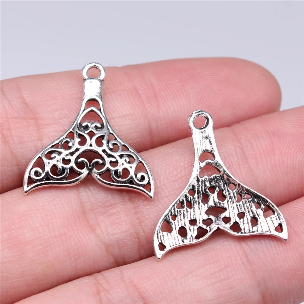 100pcs 23x22mm Charms Wholesale Whale Tail Charms Wholesale DIY Jewelry Findings Antique Silver Color Alloy Charms Wholesale
100pcs 23x22mm Charms Wholesale Whale Tail Charms Wholesale DIY Jewelry Findings Antique Silver Color Alloy Charms Wholesale