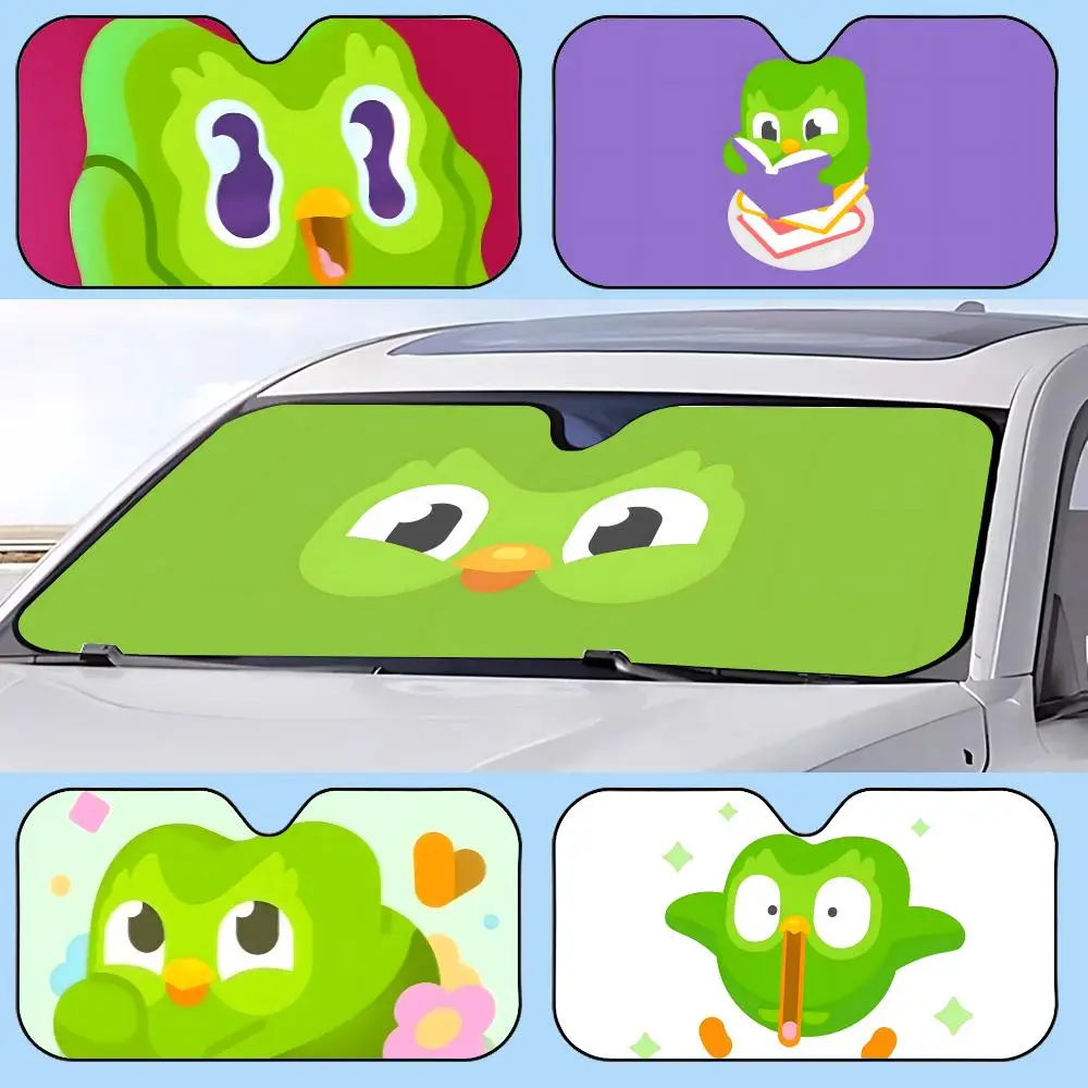 Duolingo Owl Duo 2 Sun Visor Retractable Car Sun Visor Anti-Glare UV Protection Front Window Sunshade
Duolingo Owl Duo 2 Sun Visor Retractable Car Sun Visor Anti-Glare UV Protection Front Window Sunshade