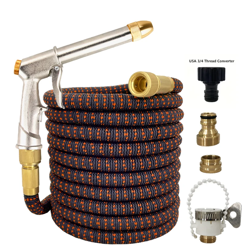 Garden Water Hose Reel Expandable Watering Hose High-Pressure Flexible Car Washing Watering Garden Irrigation Magic Hose
Garden Water Hose Reel Expandable Watering Hose High-Pressure Flexible Car Washing Watering Garden Irrigation Magic Hose