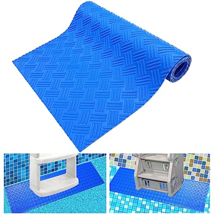 Swimming Pool Ladder Mat - Protective Pool Ladder Pad Step Mat with Non-Slip Texture, Blue Medium Blue Medium Pool Step Mat, Po
Swimming Pool Ladder Mat - Protective Pool Ladder Pad Step Mat with Non-Slip Texture, Blue Medium Blue Medium Pool Step Mat, Po