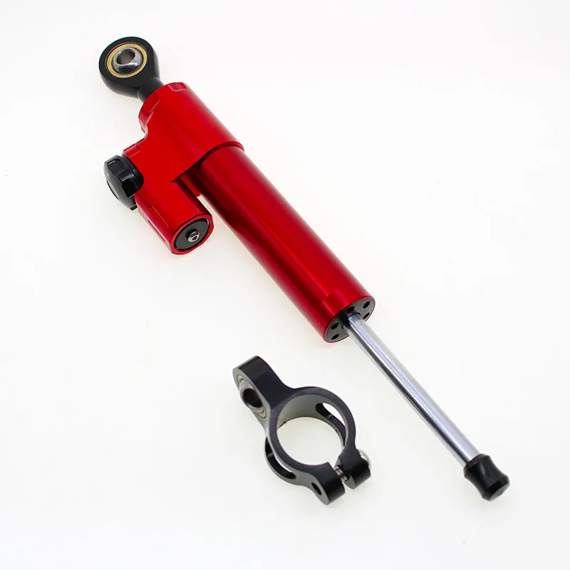 Red Black Adjuster Universal Stabilizer Linear Reversed Safety Control CNC Adjustable Motorcycle Steering Damper
Red Black Adjuster Universal Stabilizer Linear Reversed Safety Control CNC Adjustable Motorcycle Steering Damper
