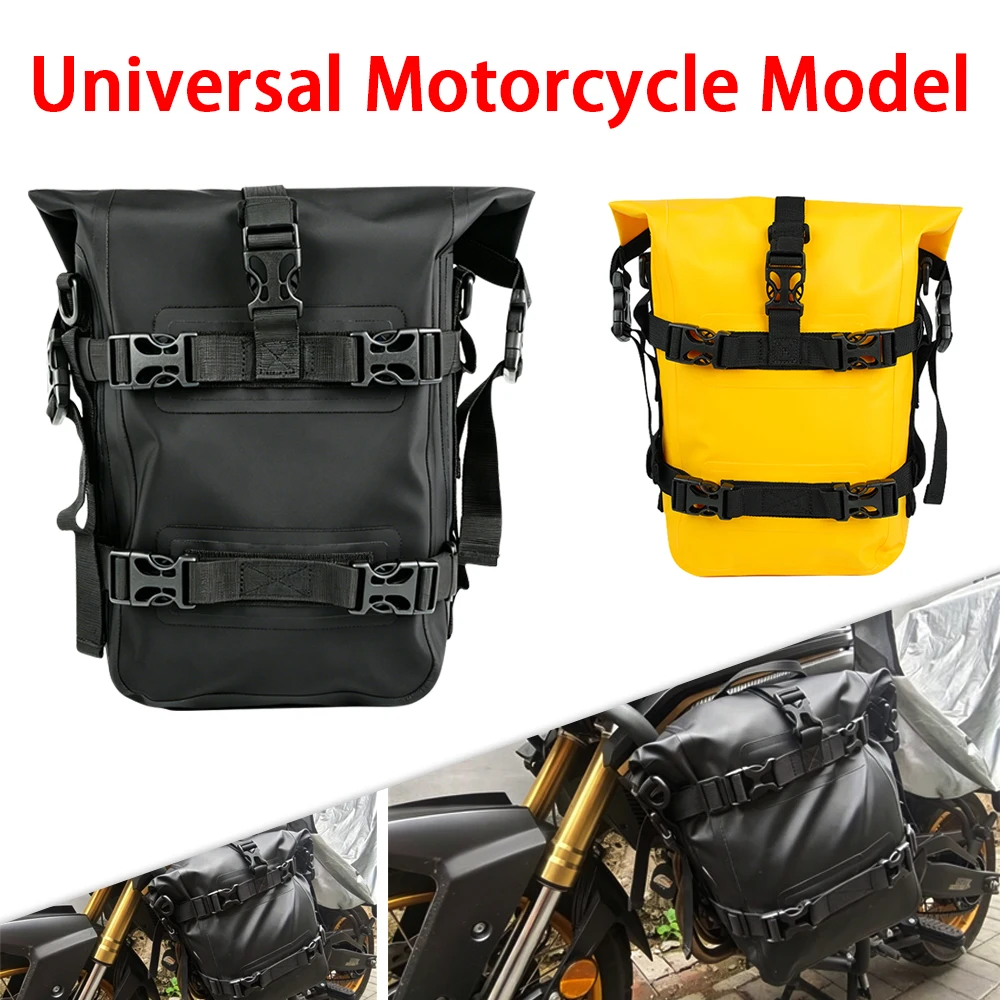 Waterproof Roll Motorcycle Saddle Bag Universal Side Luggage Storage Pack With Quick Fit Mounting System For Commuting Touring
Waterproof Roll Motorcycle Saddle Bag Universal Side Luggage Storage Pack With Quick Fit Mounting System For Commuting Touring