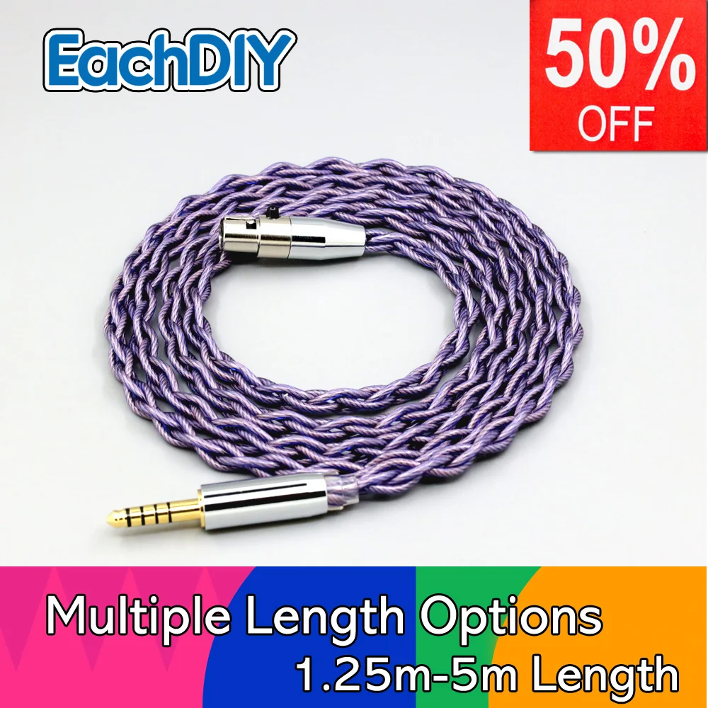 Type2 1.8mm 140 cores litz 7N OCC Headphone Cable For AKG K371BT Beyerdynamic DT177x GO Pioneer HDJ-X10 HD490 Pro LN008257
Type2 1.8mm 140 cores litz 7N OCC Headphone Cable For AKG K371BT Beyerdynamic DT177x GO Pioneer HDJ-X10 HD490 Pro LN008257