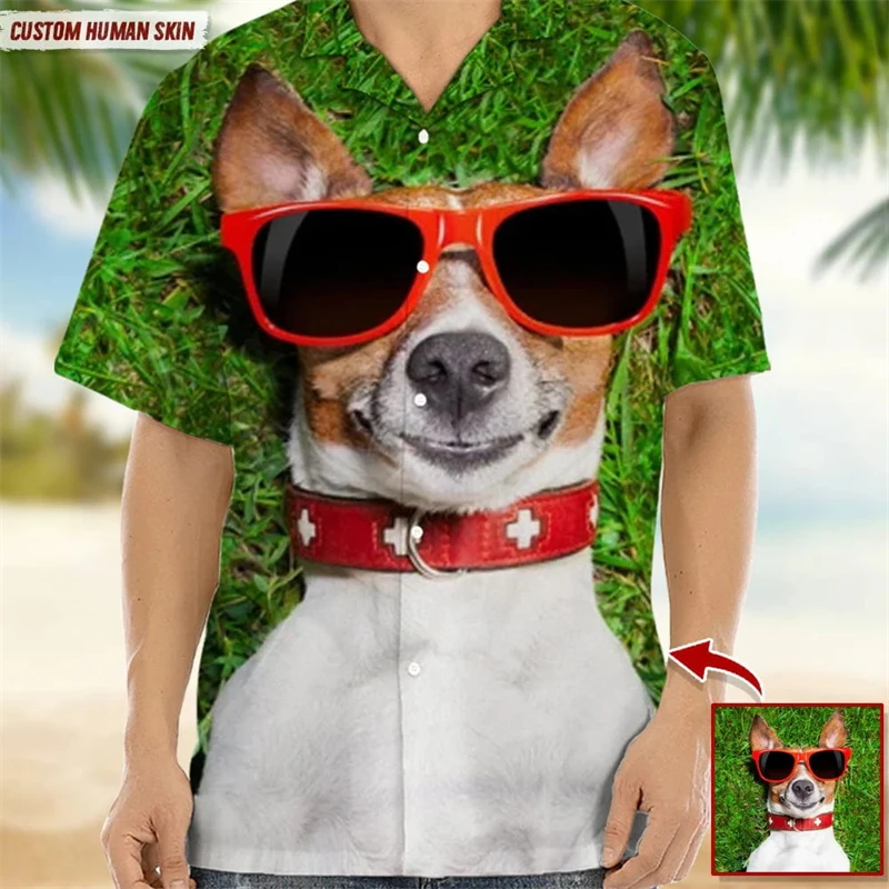 Funny Custom Pet Dog Cat Face Hawaiian Shirt Unisex Funny Personalized 3D Printed Button Shirts Fun Holiday Shirts DIY Blouses
Funny Custom Pet Dog Cat Face Hawaiian Shirt Unisex Funny Personalized 3D Printed Button Shirts Fun Holiday Shirts DIY Blouses