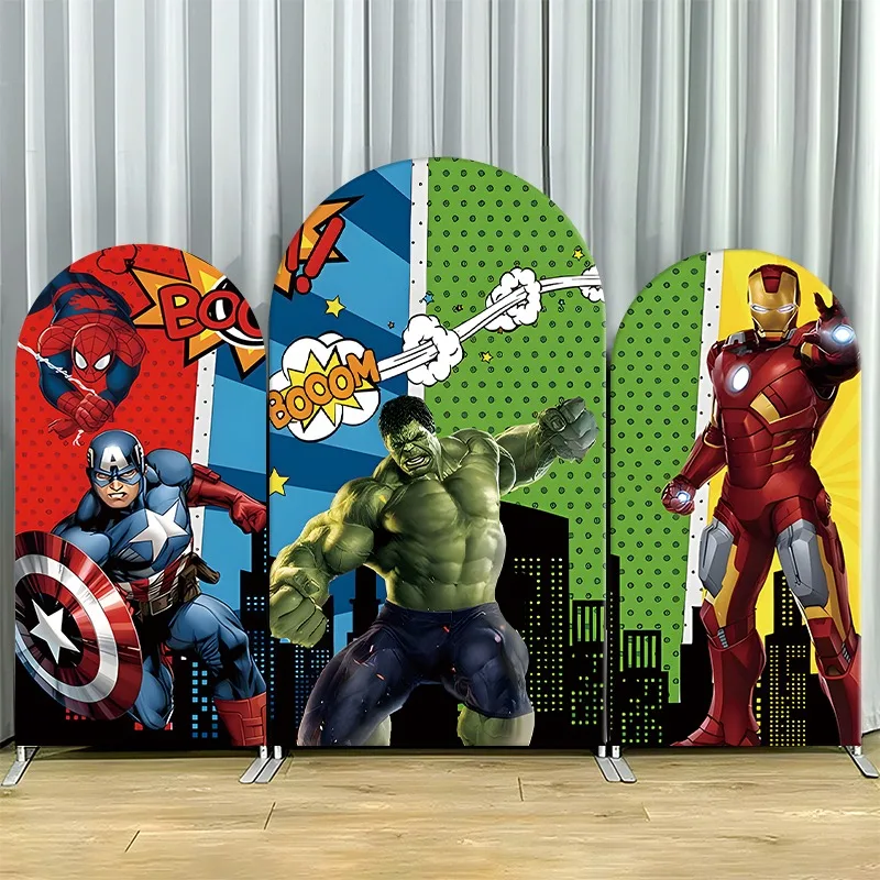 Arch Backdrop Cover Single Side Superhero Captain America Hulk Iron Man Comic Party Decoration Photo Booth Background Props
Arch Backdrop Cover Single Side Superhero Captain America Hulk Iron Man Comic Party Decoration Photo Booth Background Props