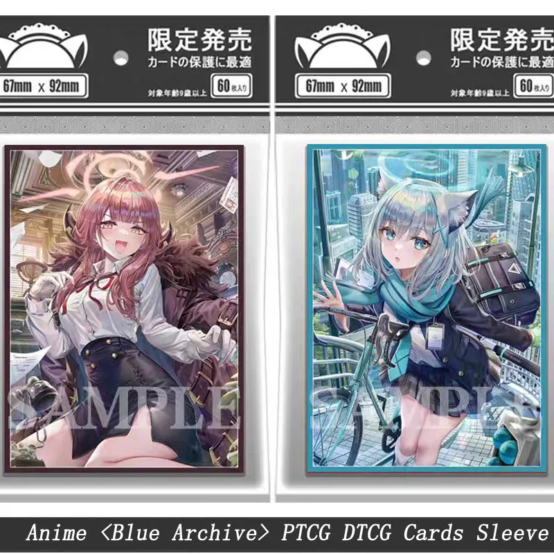 60PCS Anime Blue Archive Figures Sunaōkami Shiroko Aru Card Sleeves DTCG PTCG Trading Cards Holographic Protective Case
60PCS Anime Blue Archive Figures Sunaōkami Shiroko Aru Card Sleeves DTCG PTCG Trading Cards Holographic Protective Case
