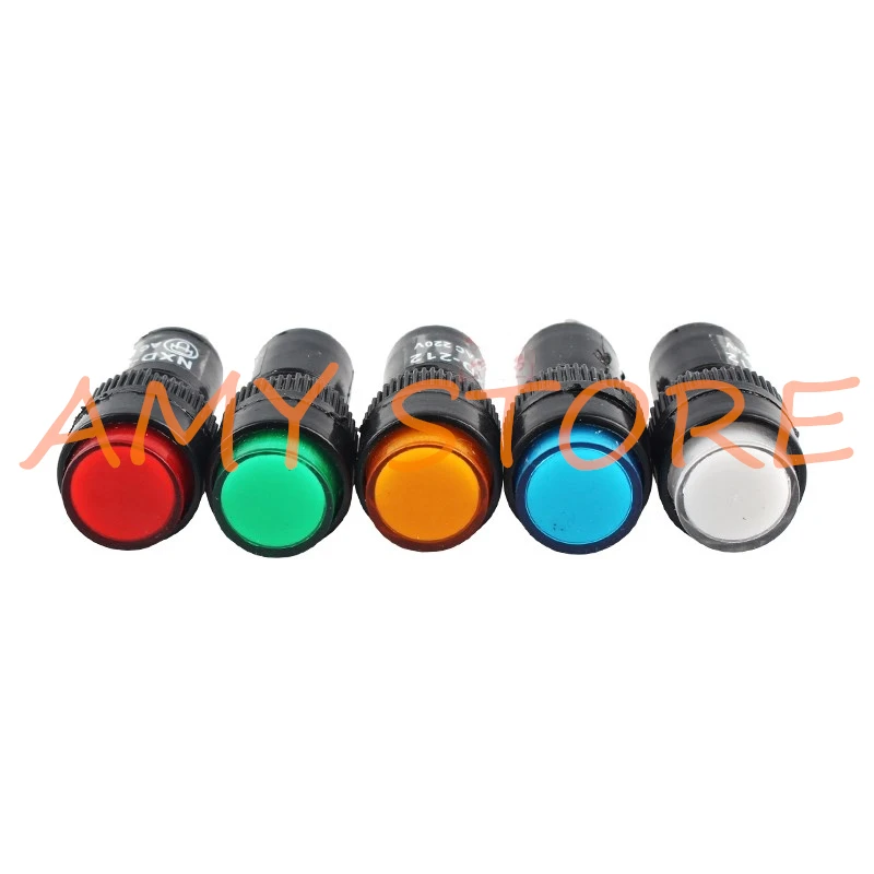 10Pcs NXD-212 2Pin RED GREEN YELLOW BLUE WHITE 12mm Mounting Mini Indicator Pilot Signal Light Lamp DC12V DC24V AC220V 380V
10Pcs NXD-212 2Pin RED GREEN YELLOW BLUE WHITE 12mm Mounting Mini Indicator Pilot Signal Light Lamp DC12V DC24V AC220V 380V