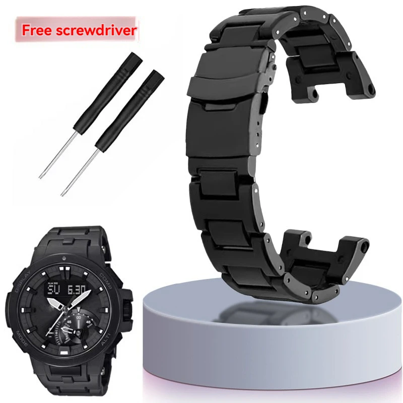 Light Plastic Steel Bracelet for Casio PROTREK 5480 PRW-7000 PRW-7000FC PRW7000 Mountain Sport Outdoor Strap Wristband with Tool
Light Plastic Steel Bracelet for Casio PROTREK 5480 PRW-7000 PRW-7000FC PRW7000 Mountain Sport Outdoor Strap Wristband with Tool