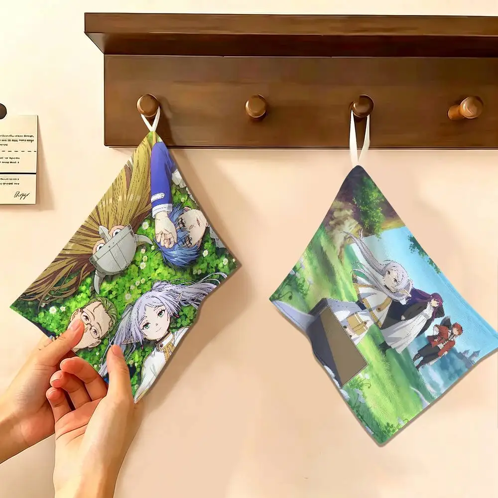 Japanese Anime Frieren Beyond Journeys End Hanging Kitchen Towel, Absorbent Hand Wiping Cloth for Daily Cleaning Drying
Japanese Anime Frieren Beyond Journeys End Hanging Kitchen Towel, Absorbent Hand Wiping Cloth for Daily Cleaning Drying